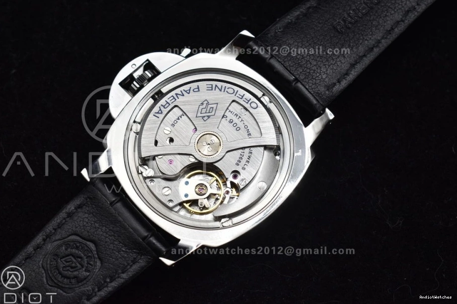 Best 42mm PAM1250 Gray 978 on Leather Dial Edition Due Luminor WaterResistant Strap Black P VSF 0502